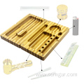 WT07W201 Backflip Magnetic Foldable Bamboo Rolling Tray